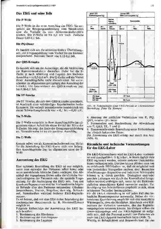 Vorschauseite 3: Das EKG - Labor