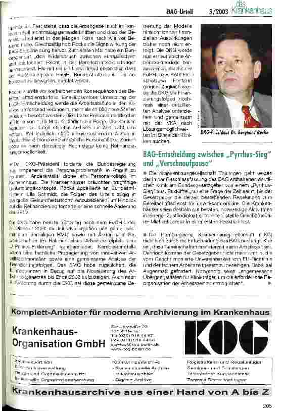 Vorschauseite 2: Bereitschaftsdienst: BAG-Entscheidung zwingt Staat zum Handeln