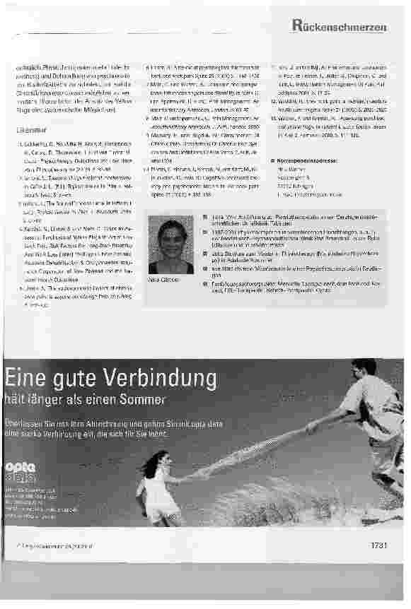Vorschauseite 6: Psychosoziale Faktoren bei der Entstehung chronischer unterer Rückenschmerzen