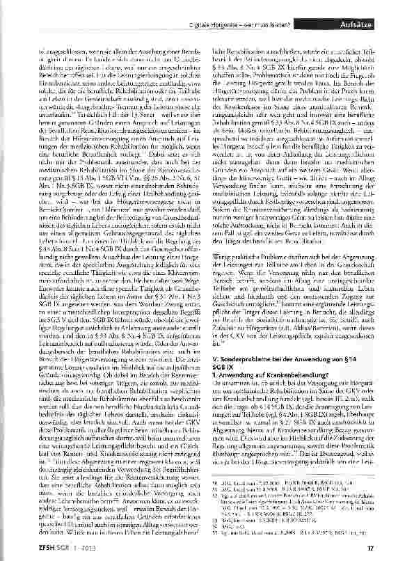 Vorschauseite 5: Digitale Hörgeräte - wer muss leisten?
