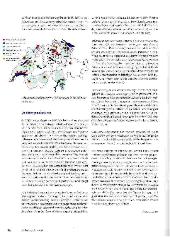 Vorschauseite 2: Von der Strategie zur Umsetzung - aus Sicht des Bundes und von palliative ch