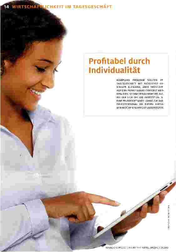 Vorschauseite 1: Profitabel durch Individualität