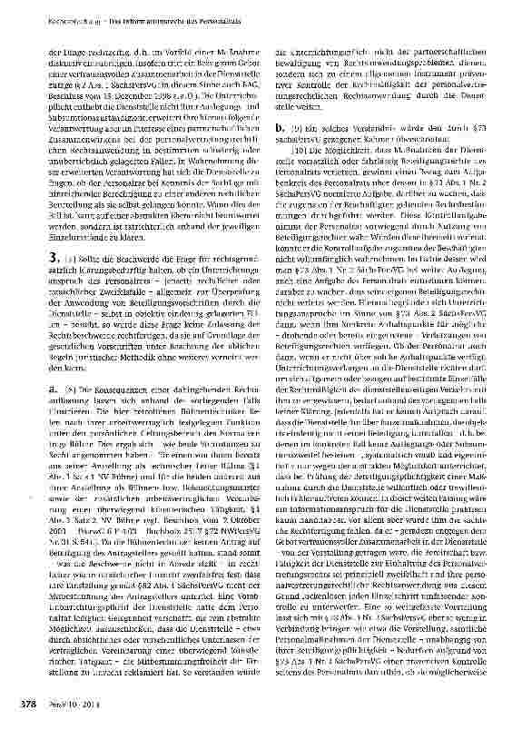 Vorschauseite 2: Das Informationsrecht des Personalrats