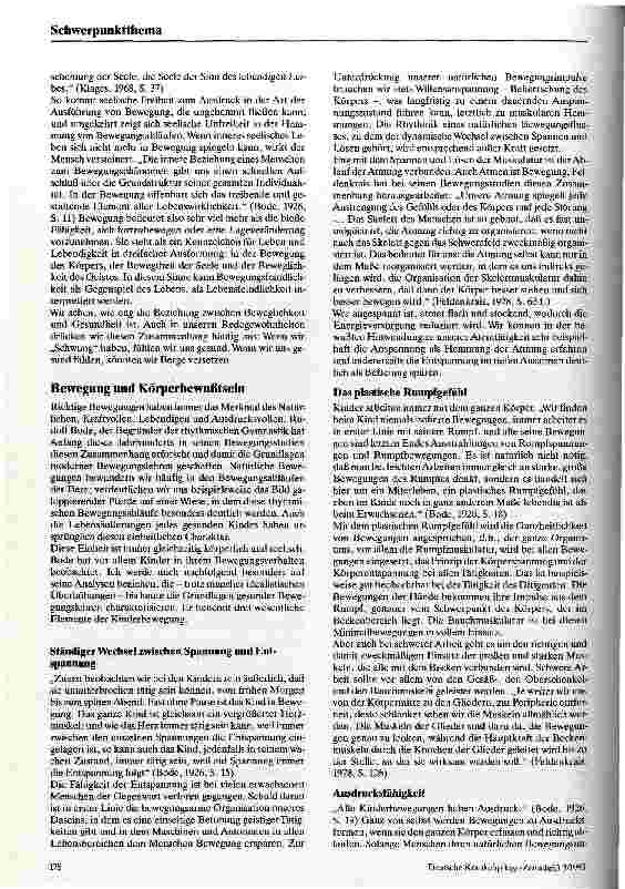 Vorschauseite 3: Körperund Bewegungsbildung - Bestandteile der Gesundheitspflege