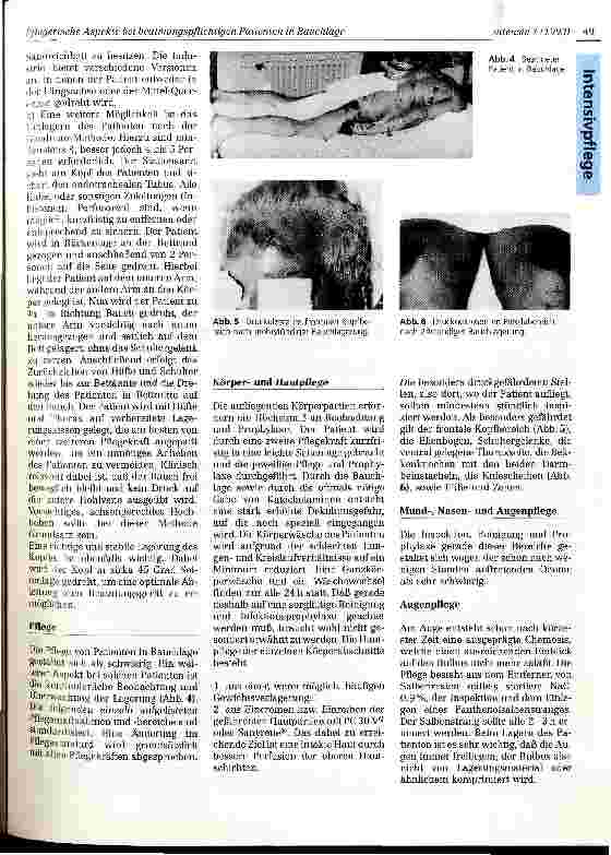 Vorschauseite 3: Pflegerische Aspekte bei beatmungspflichtigen Patienten in Bauchlage