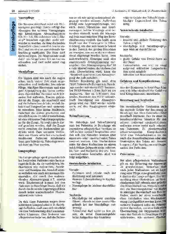 Vorschauseite 4: Pflegerische Aspekte bei beatmungspflichtigen Patienten in Bauchlage