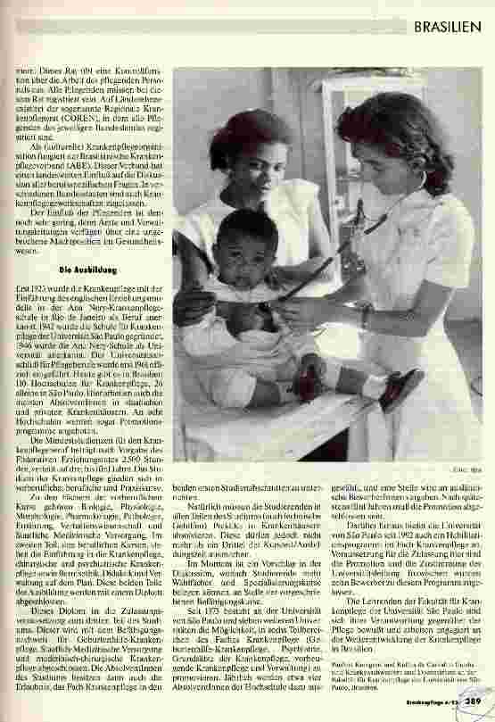 Vorschauseite 2: Krankenpflege in Brasilien