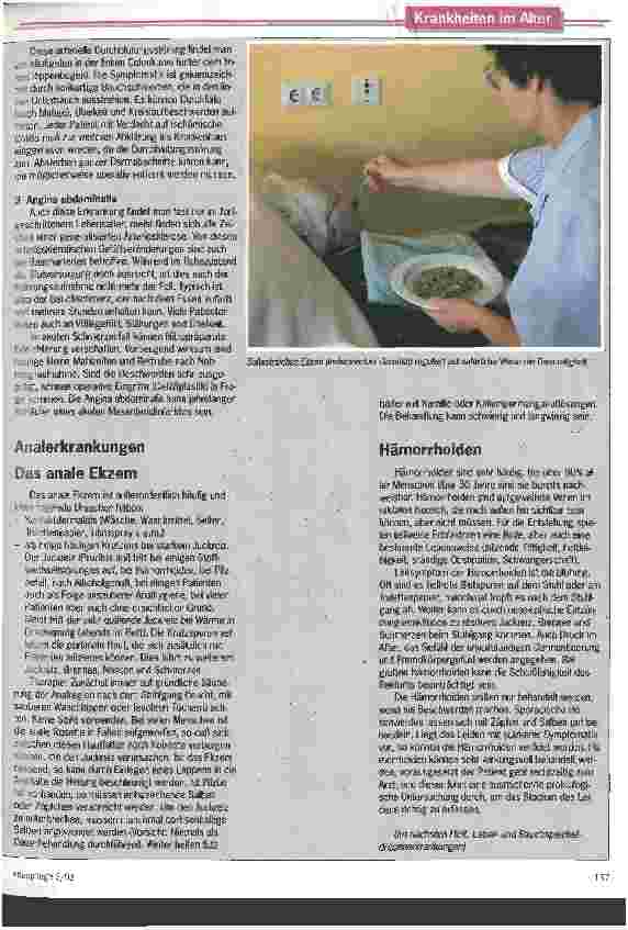 Vorschauseite 2: Bauchschmerzen, Durchfall, Übelkeit Ursachen und Behandlungsmöglichkeiten von Darmerkrankungen sind vielfältig (Teil3)