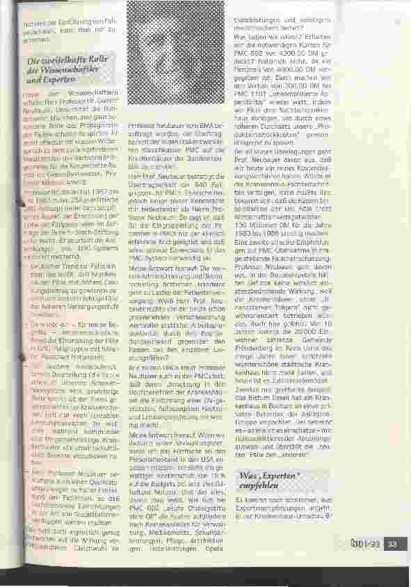 Vorschauseite 3: Zu Sonderentgelten, Fallpauschalen und zu falschen Propheten Krankenversorgung im Jahr 2000: Düstere Aussichten