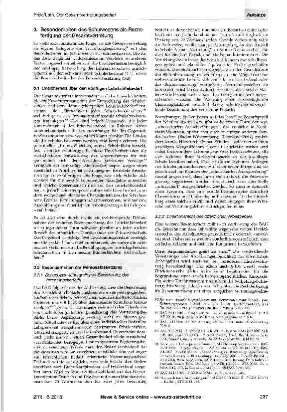Vorschauseite 6: Der Gesamtvertretungsbedarf - eine zulässige Kategorie des Befristungsrechts?