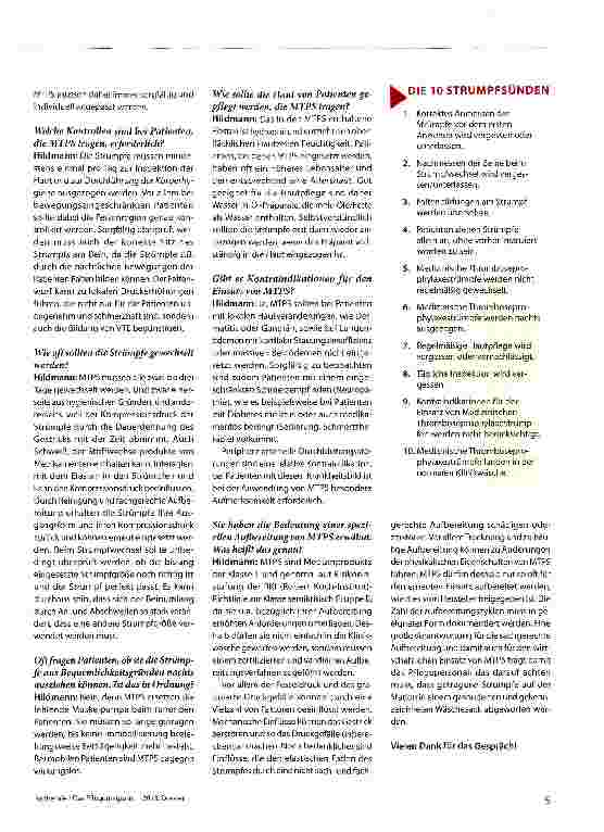 Vorschauseite 2: Das kleine Einmaleins der weißen Strümpfe