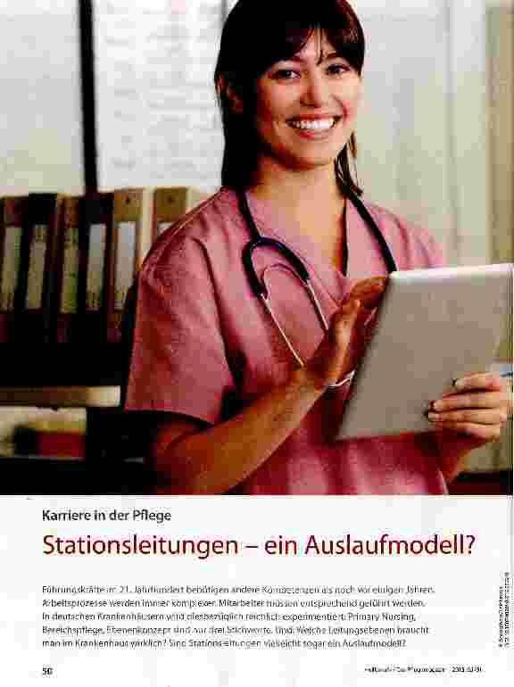 Vorschauseite 1: Stationsleitungen - ein Auslaufmodell?