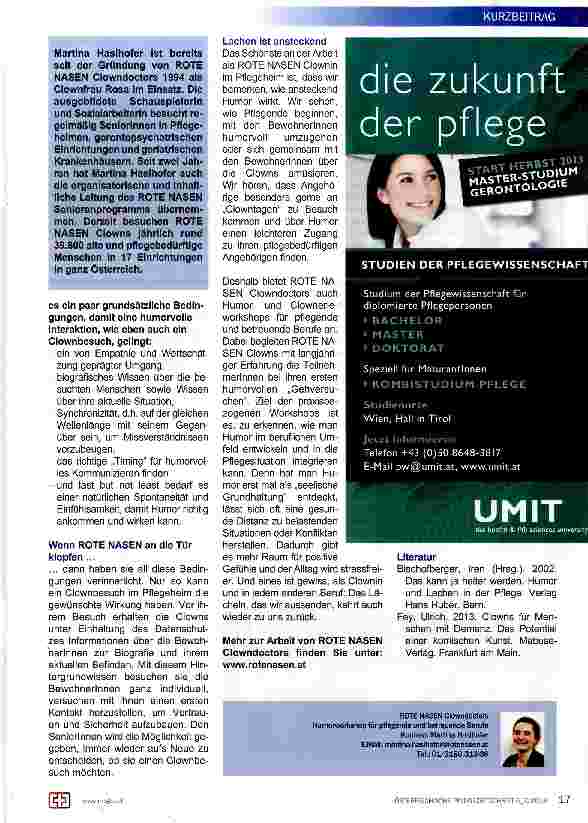Vorschauseite 2: Humor in der Altenpflege