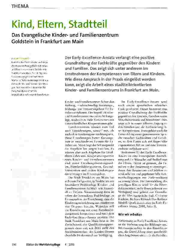 Vorschauseite 1: Kind, Eltern, Stadtteil