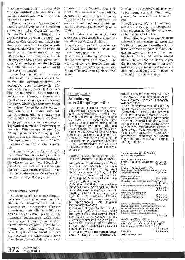 Vorschauseite 3: Altenpflegehelferinnen