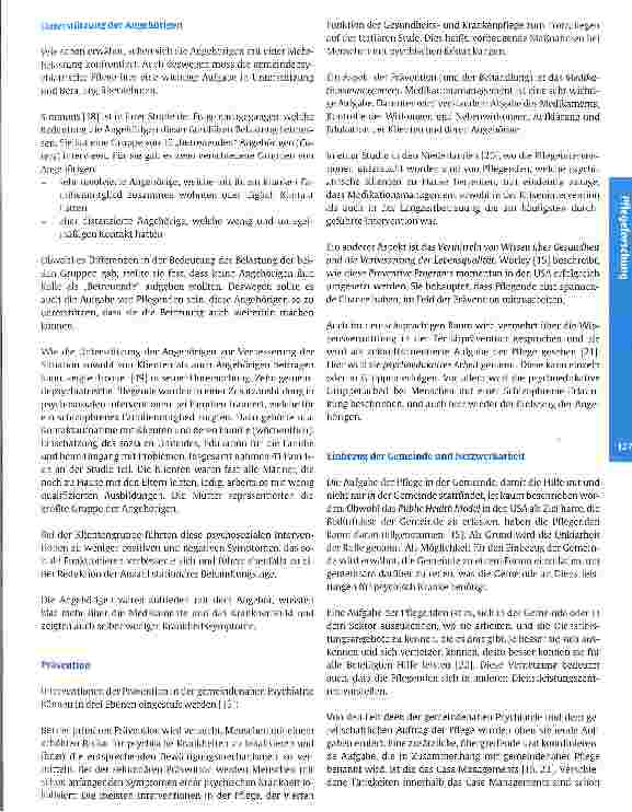 Vorschauseite 5: Die Aufgabe der Pflege in der gemeindenahen Psychiatrie