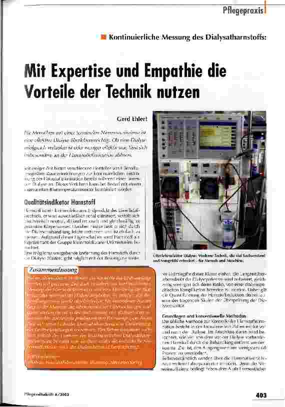 Vorschauseite 1: Mit Expertise und Empathie die Vorteile der Technik nutzen
