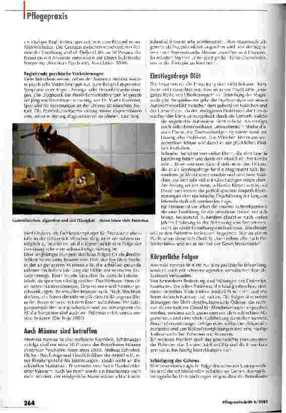 Vorschauseite 2: Wenn der Körper zum Feind wird Erkennung und Behandung von Anorexia nervosa