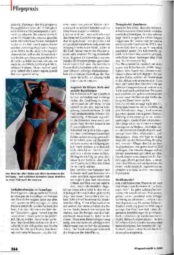 Vorschauseite 4: Wenn der Körper zum Feind wird Erkennung und Behandung von Anorexia nervosa
