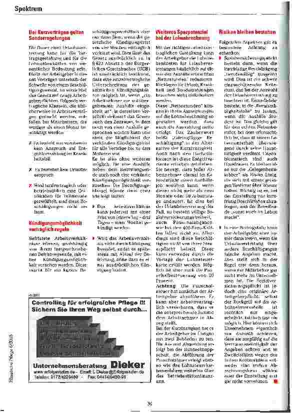 Vorschauseite 2: Wenn das Stammpersonal verreist