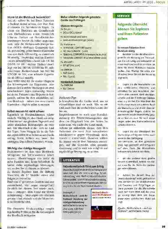 Vorschauseite 2: Bluthochdruck und Schlaganfall