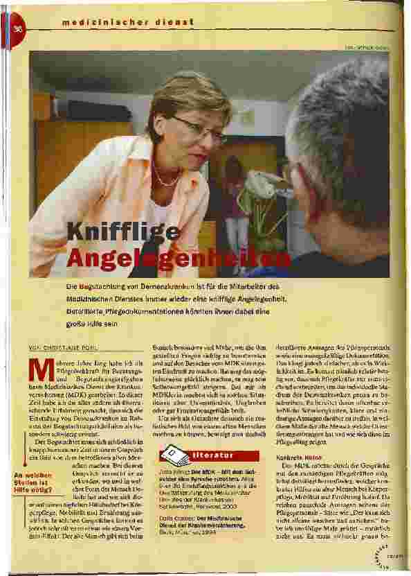 Vorschauseite 1: Knifflige Angelegenheiten