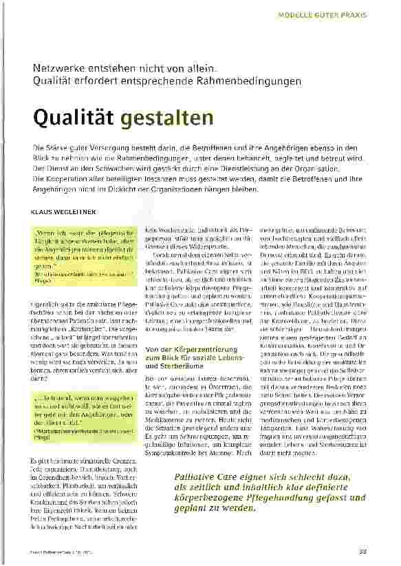 Vorschauseite 1: Qualität gestalten