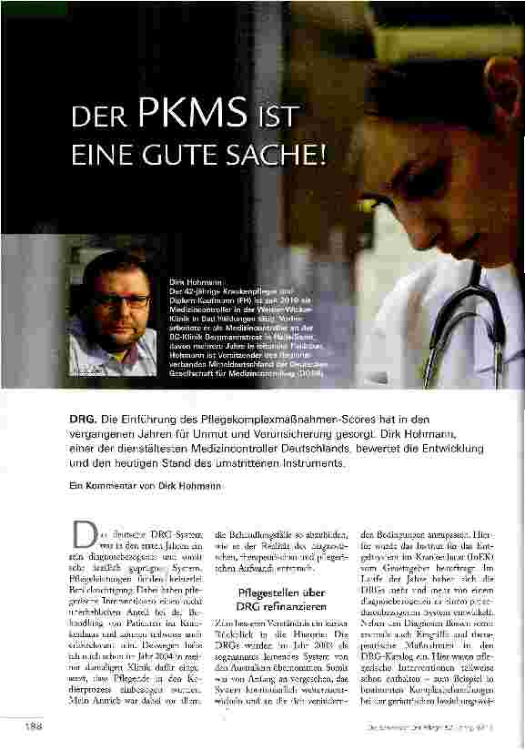 Vorschauseite 1: KMS IST EINE GUTE SACHE!