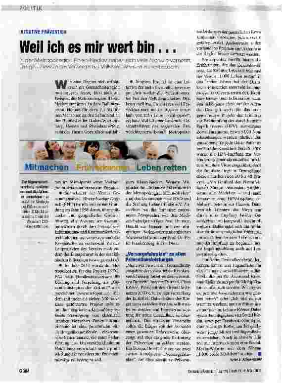 Vorschauseite 1: Weil ich es mir wert bin...