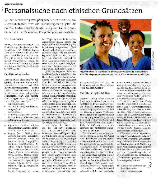 Vorschauseite 1: Personalsuche nach ethischen Grundsätzen