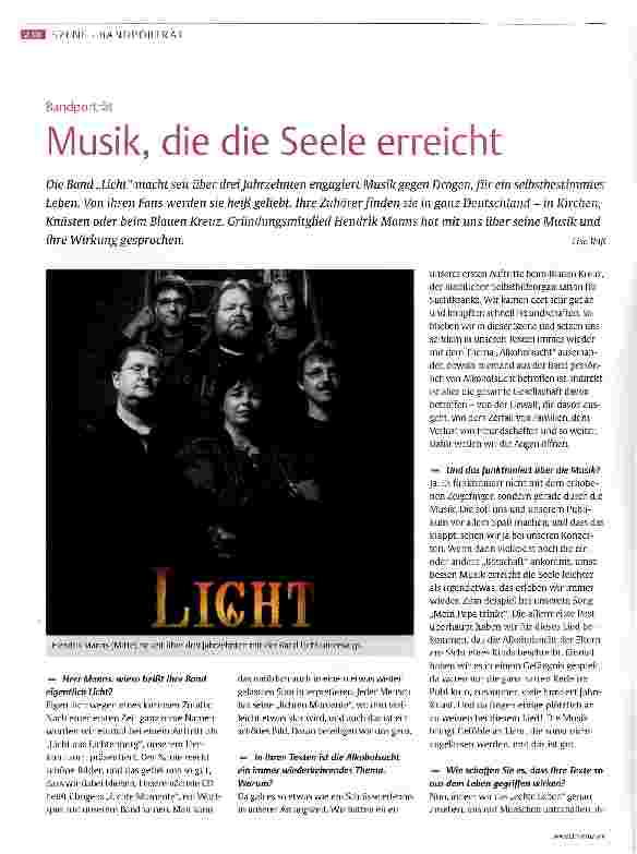 Vorschauseite 1: Musik, die die Seele erreicht