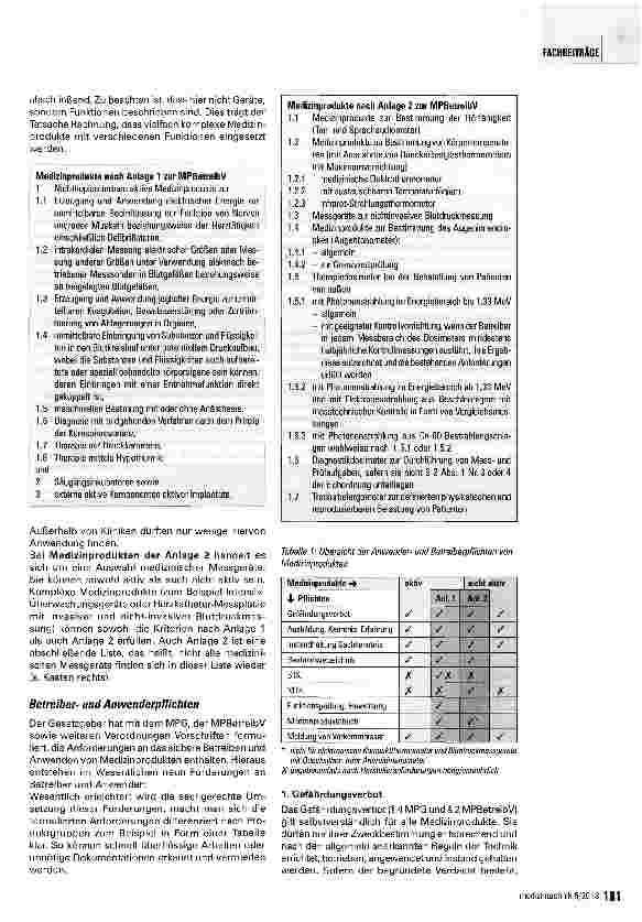 Vorschauseite 3: Medizinprodukte sicher betreiben und anwenden