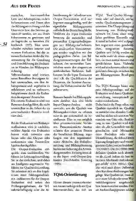 Vorschauseite 2: Evaluation und Benchmarking Verfahren für Bildungseinrichtungen