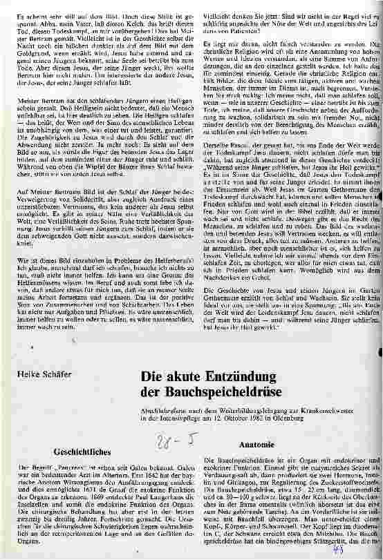 Vorschauseite 1: Die akute Entzündung der Bauchspeicheldrüse