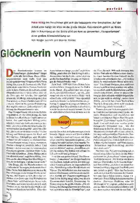 Vorschauseite 2: Die Glöcknerin von Naumburg