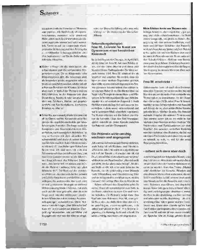 Vorschauseite 6: Drei Wünsche frei - Chronischer Schmerz und Zivilisation