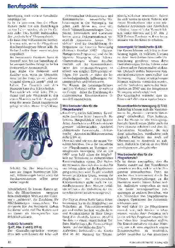 Vorschauseite 4: Kein Ausweichen für Pflegedienste