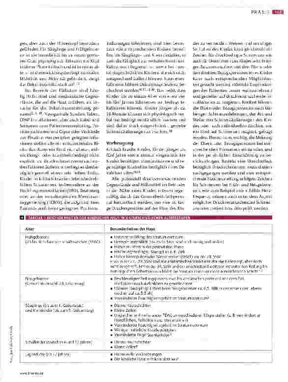 Vorschauseite 2: Dekubitusprophylaxe in der Pädiatrie