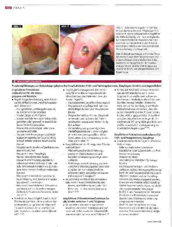 Vorschauseite 3: Dekubitusprophylaxe in der Pädiatrie