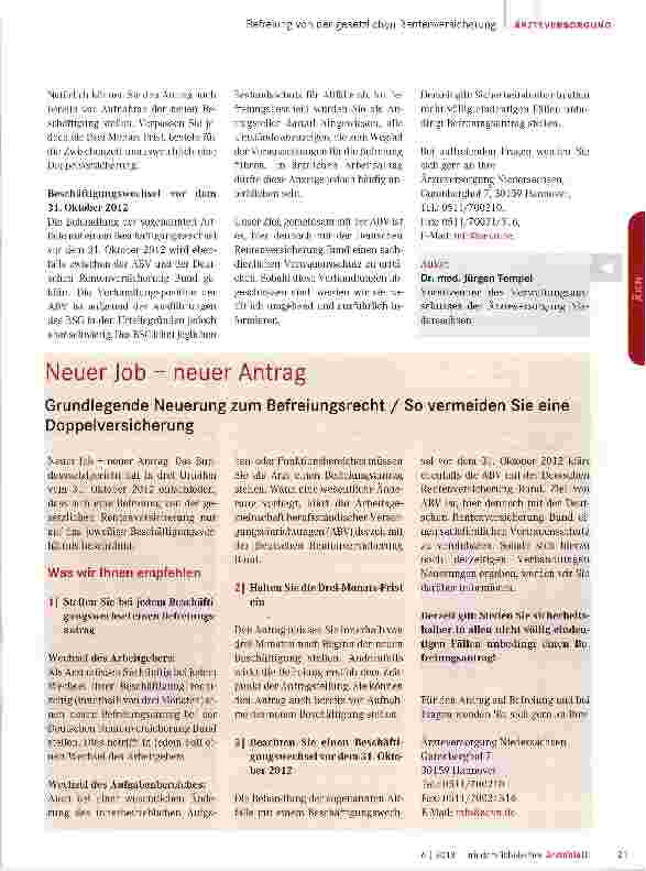 Vorschauseite 2: Neuer Job - und was hat das mit meiner Rente zu tun?