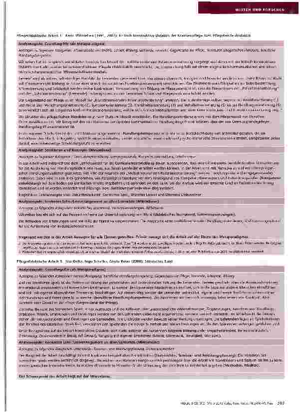 Vorschauseite 2: Was bietet die Pflegedidaktik? Analyseergebnisse pflegedidaktischer Arbeiten im Überblick (Teil 2 von Dütthorn et al., 2013)