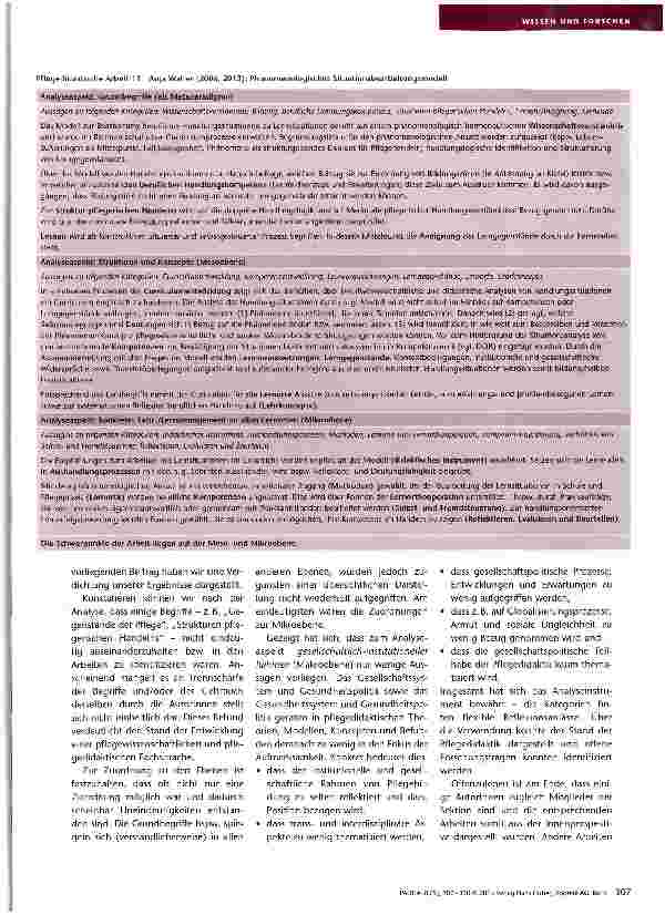 Vorschauseite 6: Was bietet die Pflegedidaktik? Analyseergebnisse pflegedidaktischer Arbeiten im Überblick (Teil 2 von Dütthorn et al., 2013)