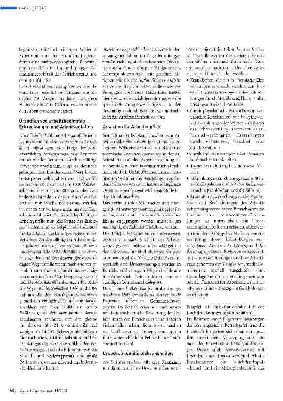 Vorschauseite 5: Beispiele für die Zusammenarbeit von Betriebs ärzten und Fachkräften für Arbeitssicherheit