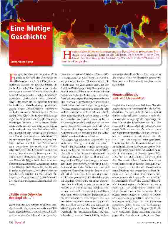 Vorschauseite 1: Eine blutige Geschichte