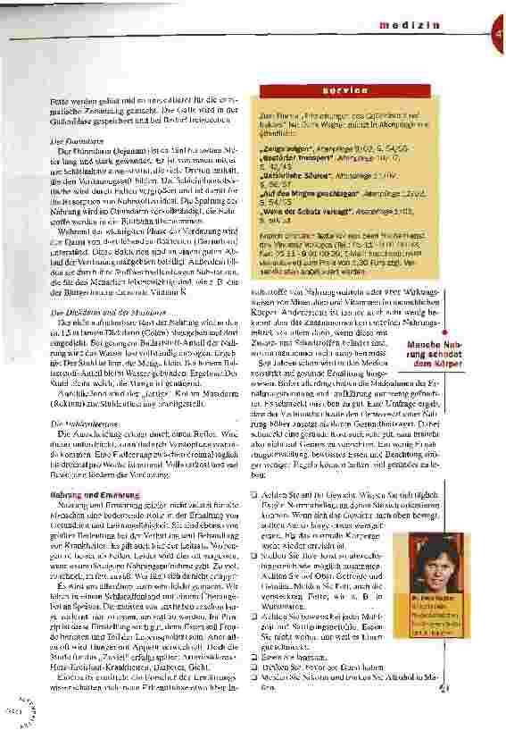 Vorschauseite 2: Gut gekaut ist halb verdaut