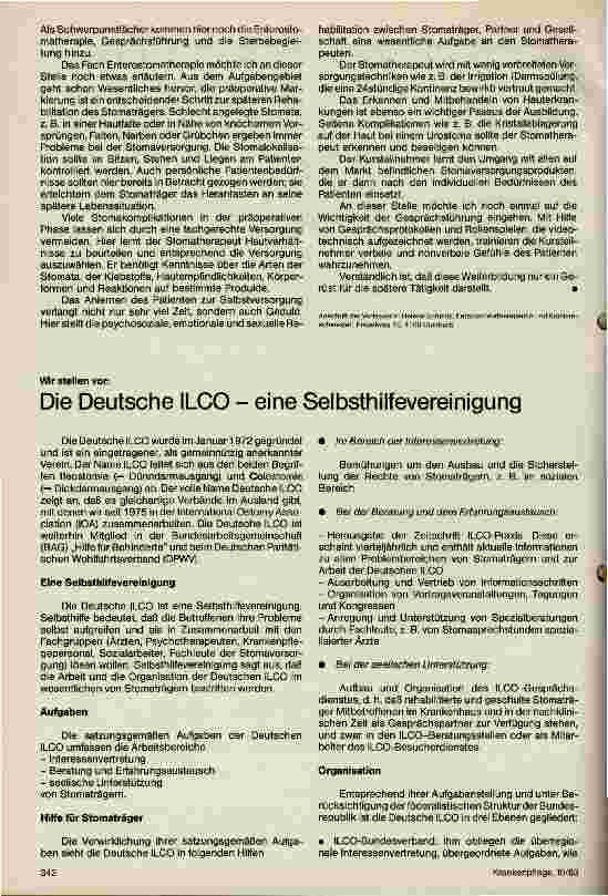 Vorschauseite 2: Weiterbildung in der Enterostomatherapie
