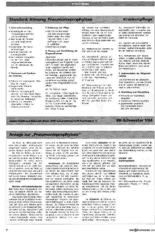 Vorschauseite 2: Standards Beschreibungen