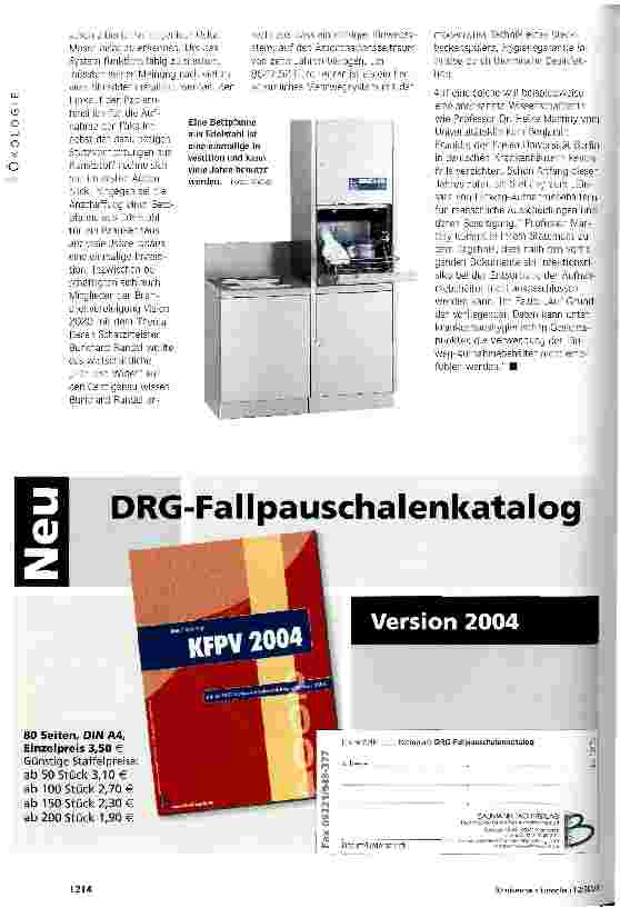 Vorschauseite 2: Nicht mehr als eine Verlockung Einwegsystem zur Entsorgung von Fäkalien ökologisch nicht sinnvoll