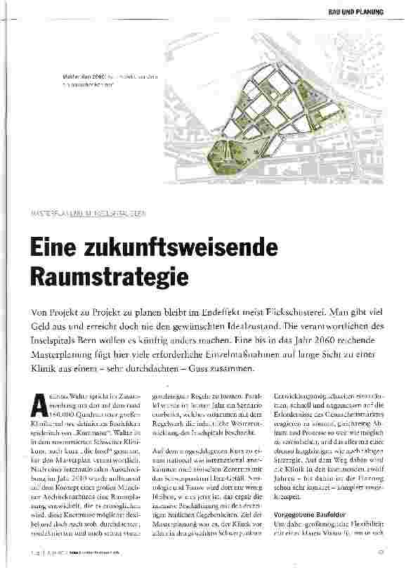 Vorschauseite 1: Eine zukunftsweisende Raumstrategie