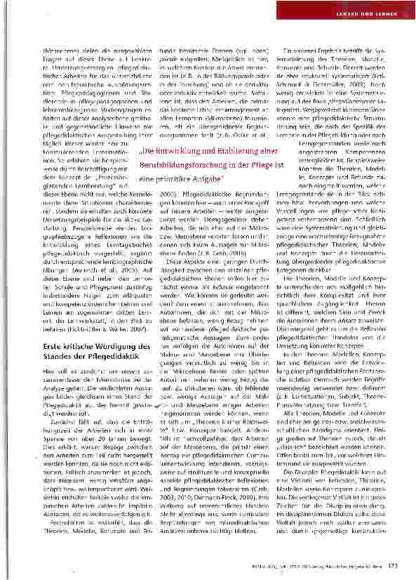 Vorschauseite 6: Was bietet die Pflegedidaktik?